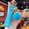 Cat Paw Glowing Keyboard Keychain Soft Dumpling Clicker Keyring Stress Relief Squeeze Pendant Fidgets Toys Glowing In The Dark