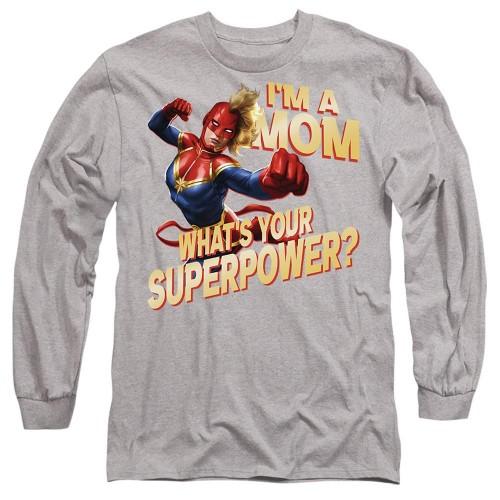 Captain Marvel Unisex Dospělý Máma Supervelmoc Den matek Tričko