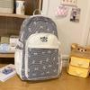 Schoolbag for High-aesthetic Campus Middle School Students, Japanese Style INS Cute Multi-compartment Backpack for Grades 1-1