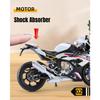 1/9 BMW S1000RR Racing Toy Motorcycle for Children Diecast Metal Large Size Model Super Racing Lightable Collection Gift for Boy