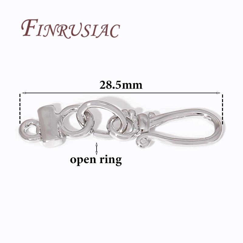 18K Gold Plated Connectors For Bracelets,Brass End Hooks Connector Clasp For Jewelry Making DIY Necklace Accessories