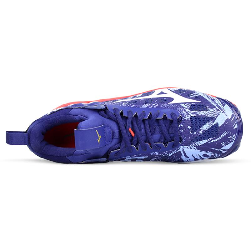 Mizuno Wave Momentum 2 Blue/Red Sneakers V1GA191164