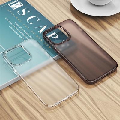 Etui na iPhone'a 14 12 13 Pro Max Półprzezroczyste, półprzezroczyste, odporne na wstrząsy, akrylowe etui na tylną obudowę telefonu