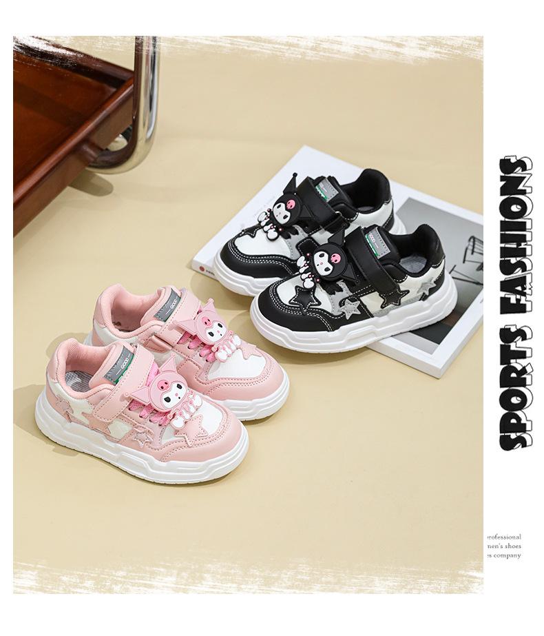 2025 autumn new children's board shoes Korean version fashion trendy shoes Velcro kindergarten little girl student sports shoes