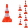 Traffic Cone 50cm U-23 Reflective Traffic Cones Set 8 Pcs