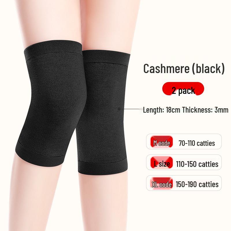 

Кашемировые наколенники для мужчин и женщин – Теплая поддержка для холодных ног, Летние тонкие, Защита от кондиционера Large