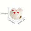 1pc Cute Cartoon Toothbrush Clip Travel Case - Dustproof Protective Cover with Adorable Bear Design, ABS Material, Portable Storage Box
