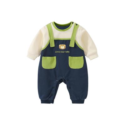 Newborn Spring & Autumn Crawling Romper: Baby One-Piece Outfit