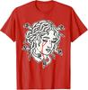 Medusa Kopf Tattoo Flash 100% Baumwolle T-Shirt Herren T-Shirts Oberteil