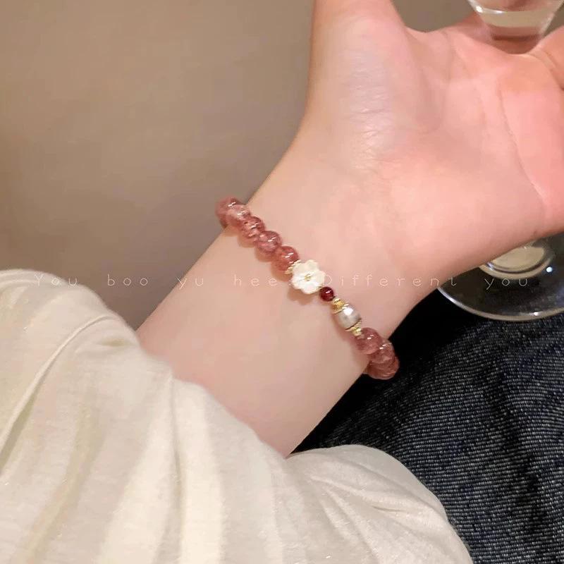 Korean Ins Tide Pearl Bracelet Design Temperament Bracelet Couple Bracelet Hand Jewelry