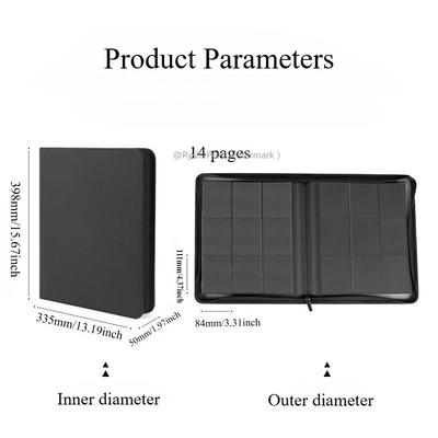 Toploader Binder Holds 252+ Top Loaders 9 Pocket Top Loader Binders for 3" X 4" Rigid Card Holders for MTG TCG  Sport Cards