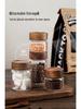 Transparent Borosilicate Glass Tea Canister: Airtight Storage Jar for Herbs, Snacks, Grains & More