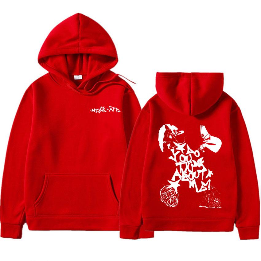 Nsqk Do You Think about Me Double Sided Pop Harajuku Graphic Sweatshirts Mens Aesthetic Oversized Tide Hoodie Y2K Hody