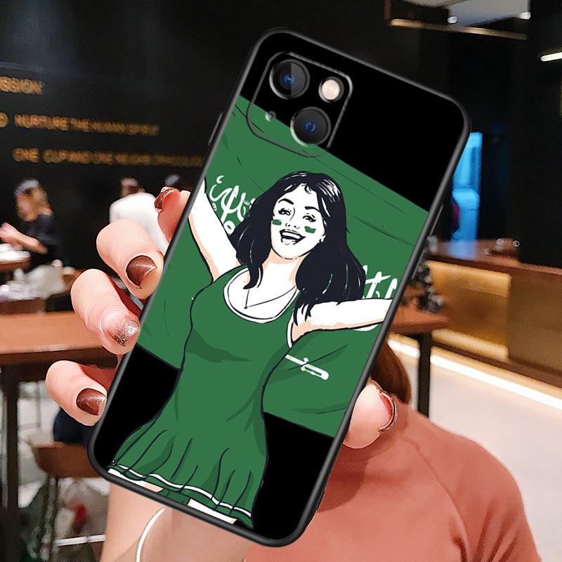 Saudi Arabia Flag Phone Case For iPhone 16 Pro Max 15 14 13 12 11 Pro Max Plus 12 13 Mini XR 16e Funda Cover