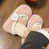 Warm Round Toe Ankle Boots Casual Comfortable Women Flats Cute Cat Paw Cotton Snow Boots Winter Thick Sole Indoor Outdoor Shoes
