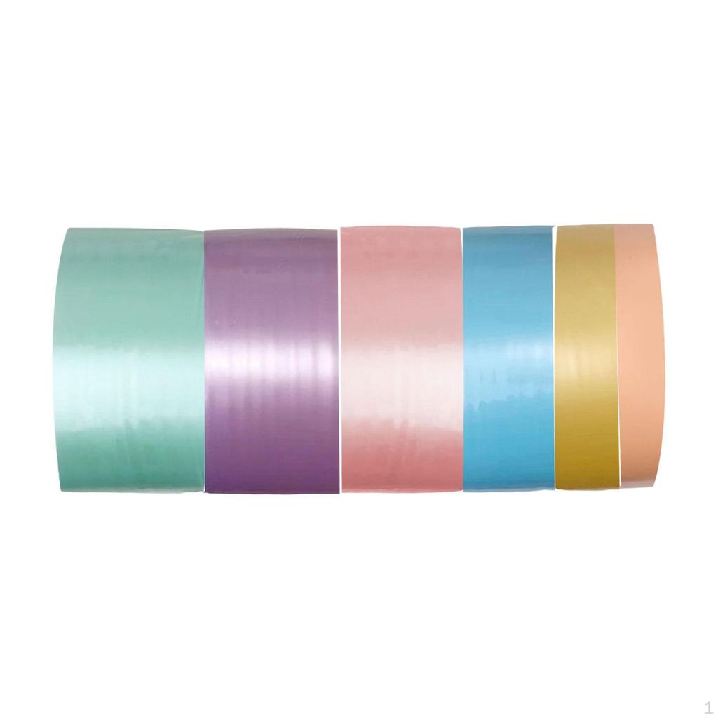 6 Pieces Colorful Sticky Ball Tape Decoration 8yd Relaxing Educational Multicolored for Children