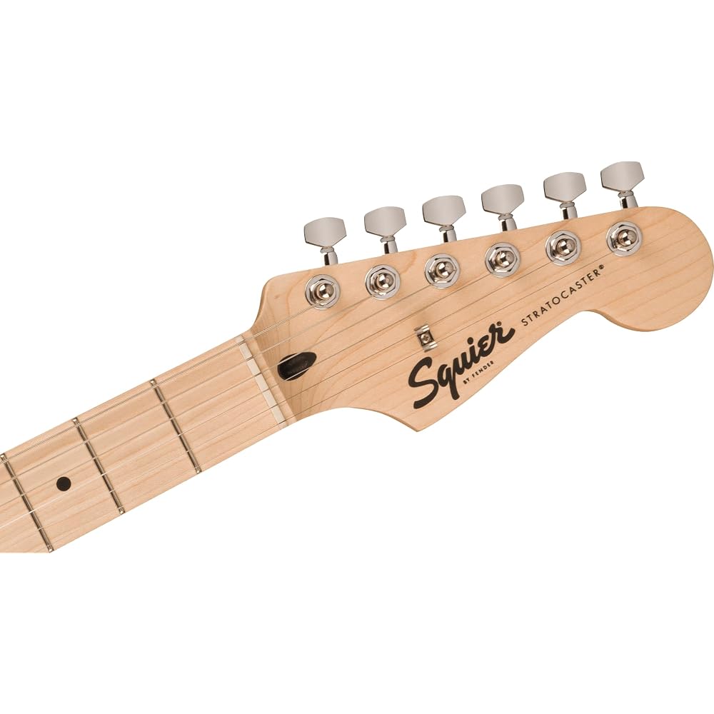 Squier by Fender Squier Electric Guitar Squier Sonic™ Stratocaster®, Maple Fingerboard, White Pic...
