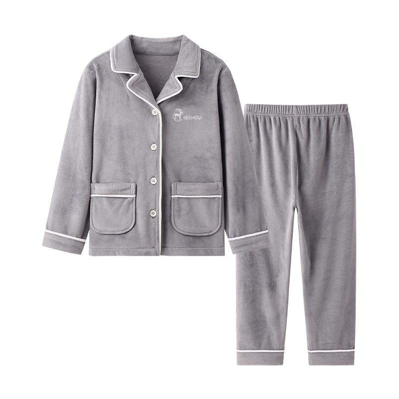 YEEHOO Kids  Plush Home Wear Pajama Set 120