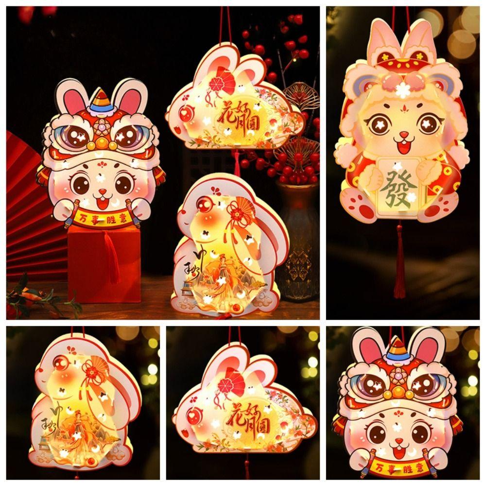 

Portable Mid-Autumn Rabbit Lanterns Cute Rabbit Luminous Lanterns Mid-Autumn Festival Gift Style 3