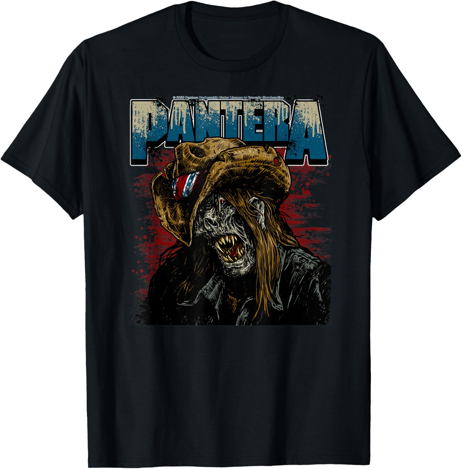 Official Pantera Cowboys From Hell Vintage Groove Metal Band T-Shirt Unisex T-Shirt S