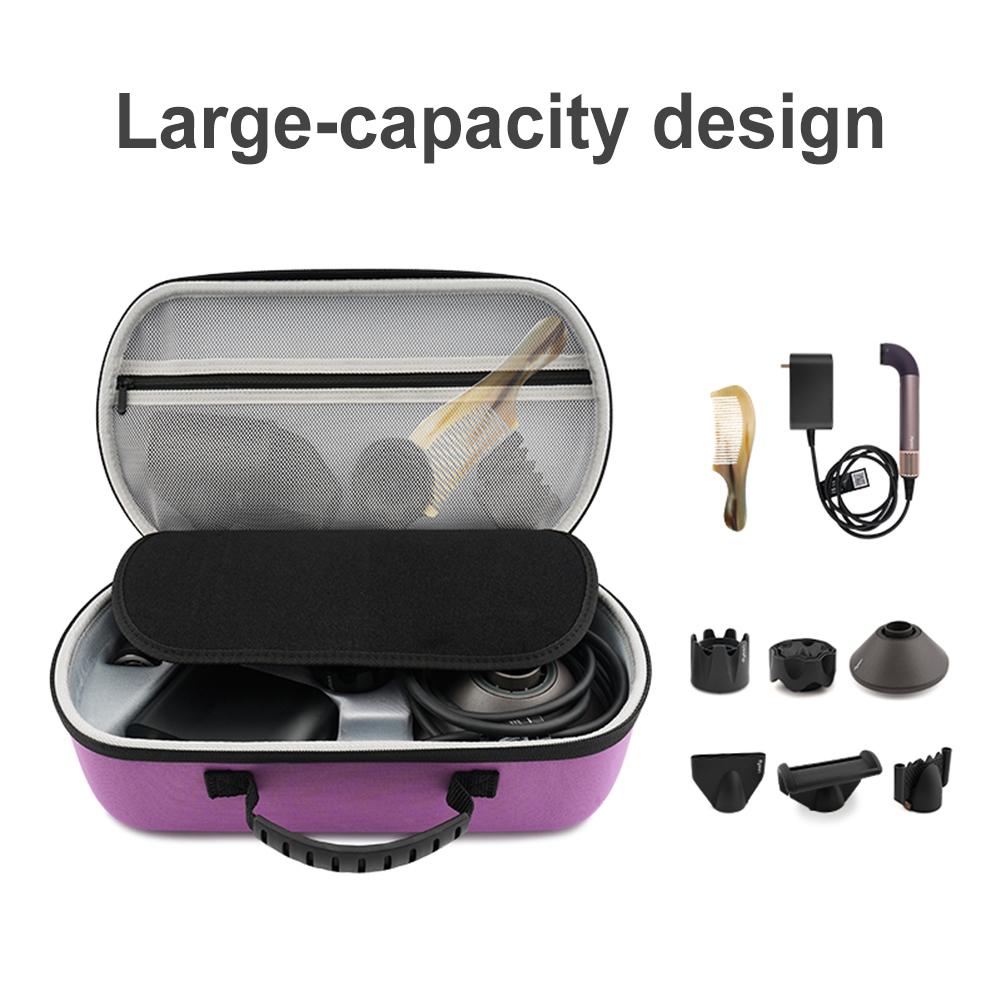 Mallette de Transport Rigide Anti-choc Mallette de Voyage Sac de Transport Portable pour Sèche-cheveux Dyson Supersonic HD17/18