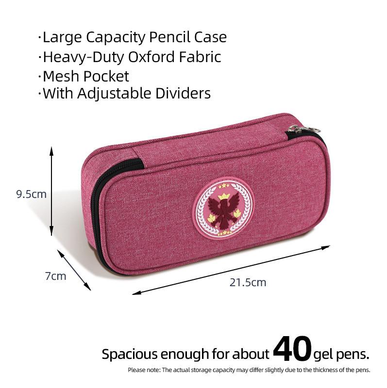 Oxford Fabric Large Capacity Pencil Case With Stylish Design For Students And Office Use