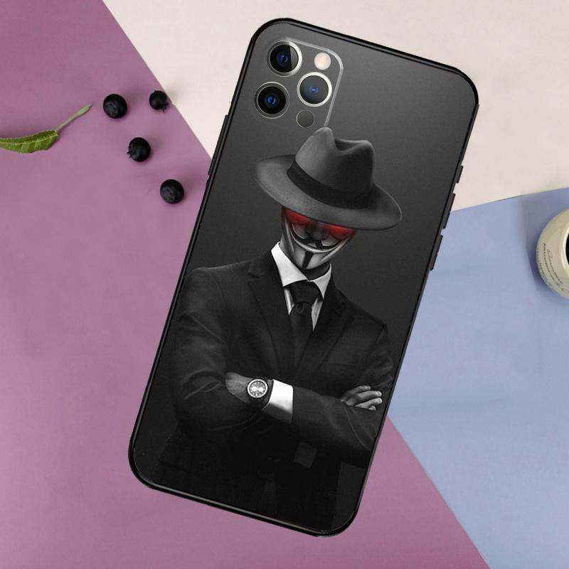 

Man Suit Shirt Tie Phone Case For iPhone 17 16 15 14 11 12 13 Pro Max Plus 12 13 mini 16e 17 Air Bumper Cover iPhone 11