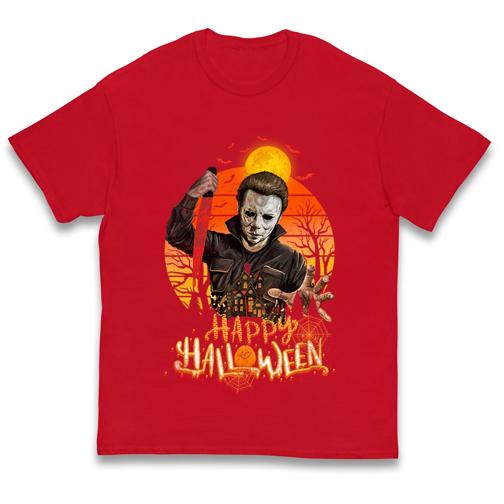 Michael Myers Happy Halloween Kids T Shirt 160