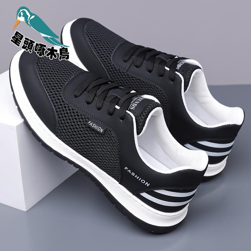 2025 Summer New Mesh Men's Shoes Breathable Sports Casual Shoes Men's Low-top Shoes