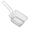 Stainless Steel Frying Basket Multifunctional Mini French Fries Frying Basket Creative Square Oil Separated Frying Basket