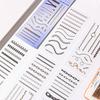 6 color index sign up notebook collage stickers, creative stickers DIY sticker notebook, student stationery, photo decoration
