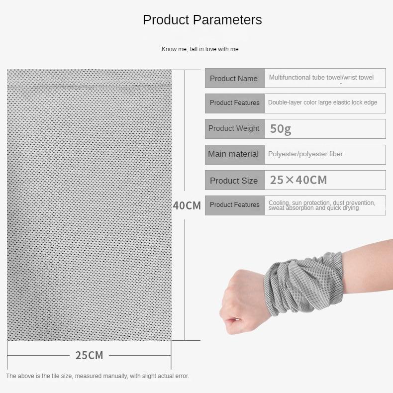 Sports Wrist Sweat Towel Absorbs Sweat Running Wristband Women's Basketball Badminton Quick-drying Towel Fitness Equipment Quick-drying
