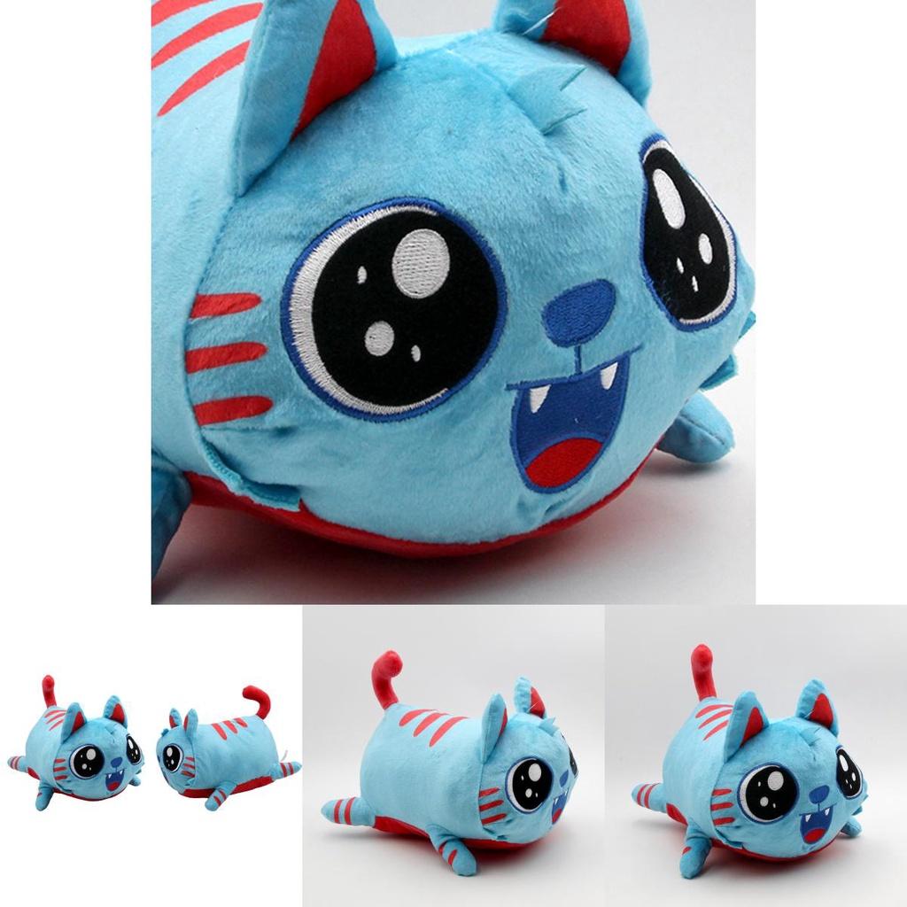 Gatto Blu Peluche Gravycatman Morbido E Delicato Sulla Pelle Regalo Per Bambini
