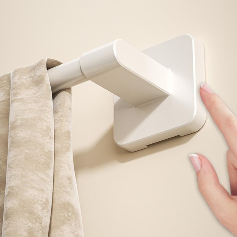 Wandmontierter Plastik-Handtuchhalter Starker Tragfähiger Handtuchhaken Für Badezimmer Schnelle Installation Wasserdichtes Regal