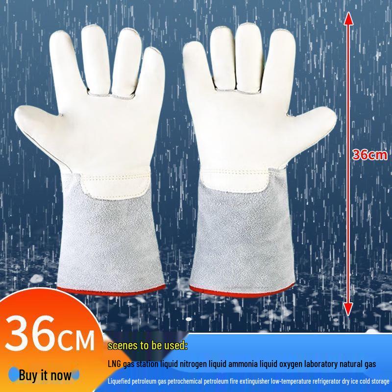Durable Cryogenic Cold Storage Gloves
