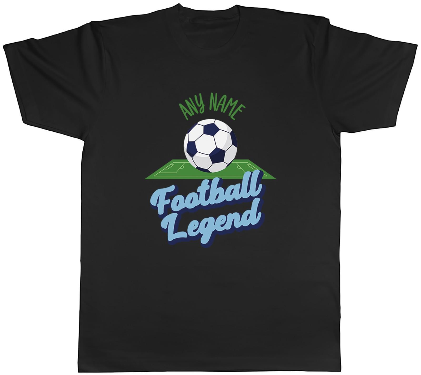 Personalised Football Legend Footy Lover Mens T-Shirt Tee Gift Top L