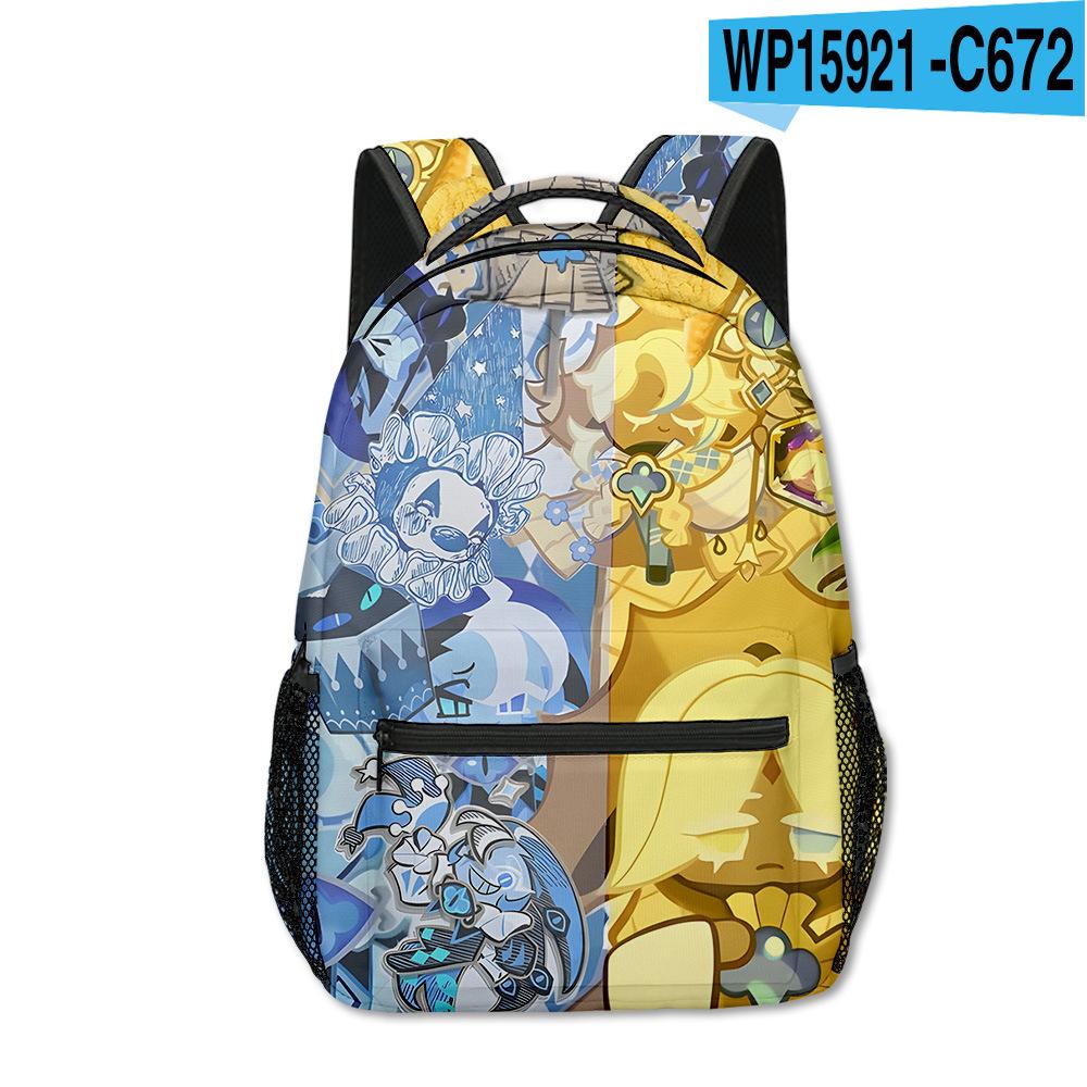 Luxury Popular Funny Shadow Milk Plush Student Bookbag Notebook Backpacks 3D Print Oxford Waterproof Boys/Girls Travel Backpacks