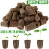 50/100 Pack Seed Starter Sponges Professional Hydroponics Sponges Kit Eco-Friendly Replacement Root Growth Sponges for Garden