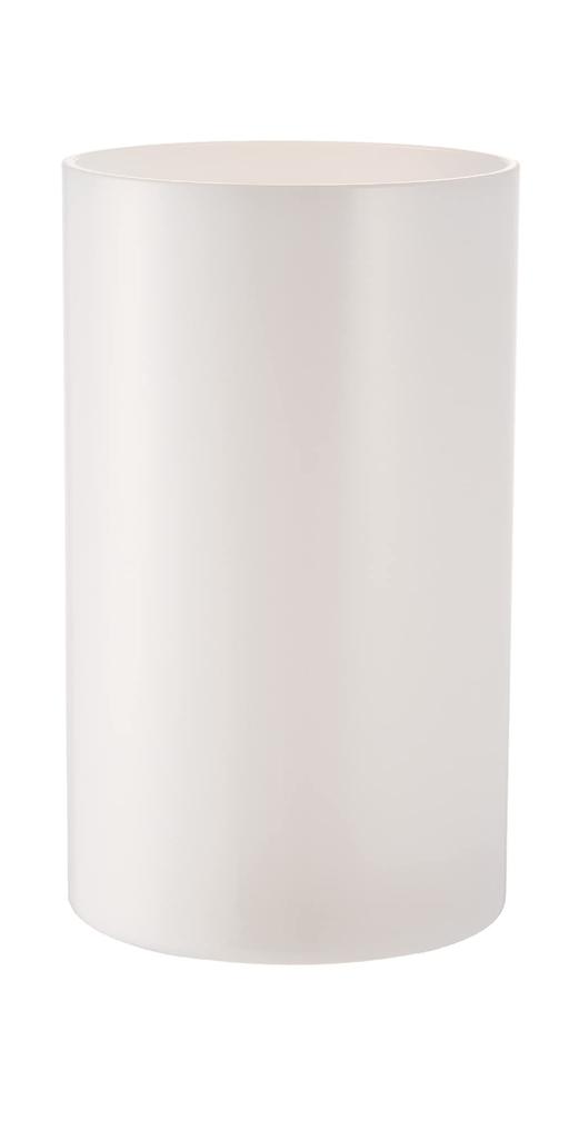 FOYER Vase Incassable, Cylindre en Polycarbonate, 20cm de Haut, 12cm de Large, 2300035WH