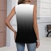 Womens Spring Tops Sleeveless Gradient V Neck Summer Shirts for Women Casual Loose Fit Womens Summer Shirts Lightweight Blouse