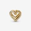 Pandora Sparkling Entwined Hearts Charm