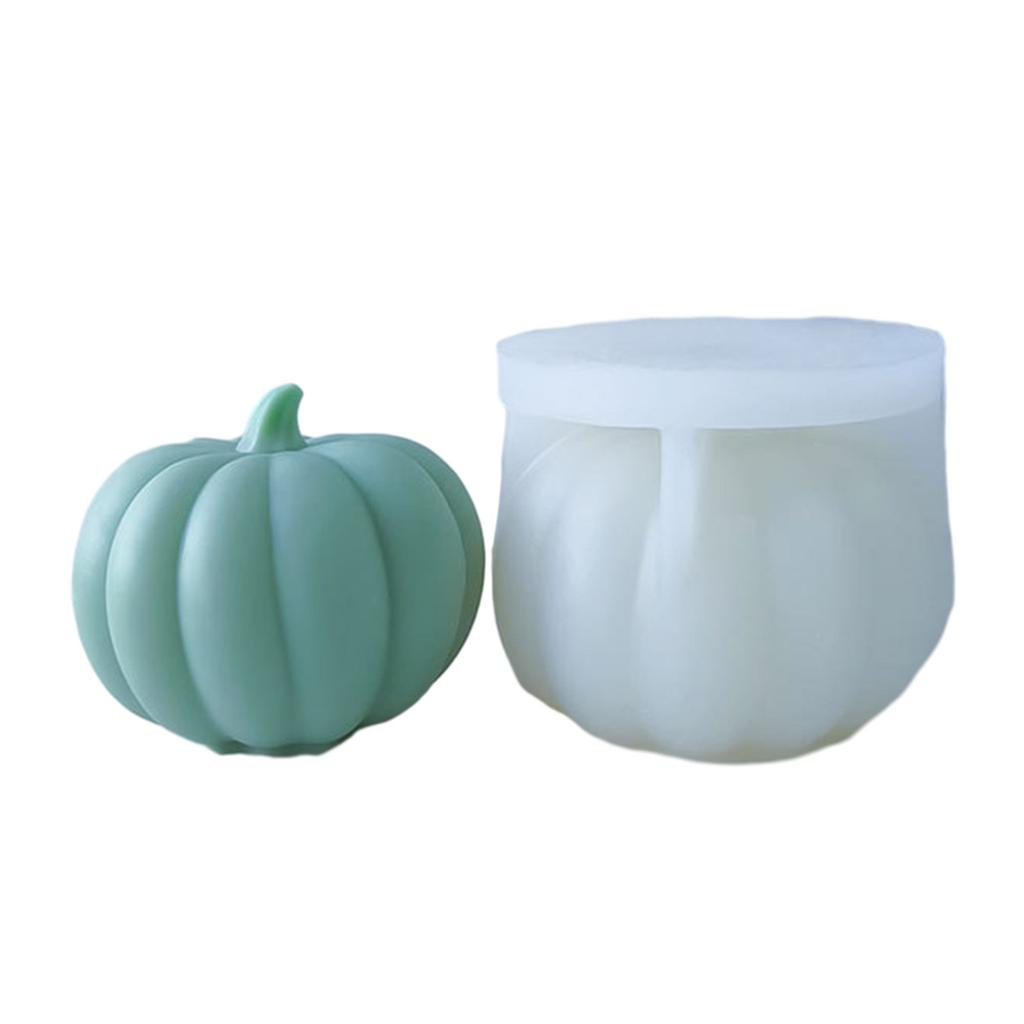 Unique Pumpkin Shaped Wax Mould 3D Silicone Mold Cake/Soap Casting Molds Candle Molds Ornament Gifts for DIY Enthusiasts