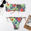 1011 new three-point swimsuit women, European and American sexy triangular bikini split swimsuit
