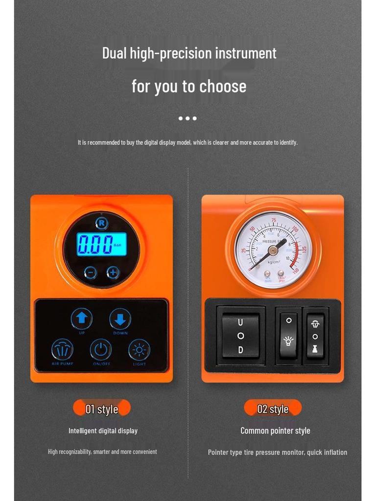 5-Ton Multi-Function Vehicle-Mounted Electric Jack with Electric Wrench and Air Pump for Tire Changes