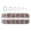 4-10Mm Iron Ring Closed Ring Earrings Earrings Accessories, Single Ring Open Ring Diy Handmade Material Set