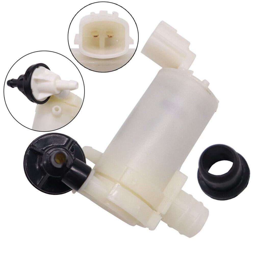 Wiper Front Windshield Windscreen Wiper Washer Pump Motor with Grommet D65167482A For Mazda 2 2007 - 2014