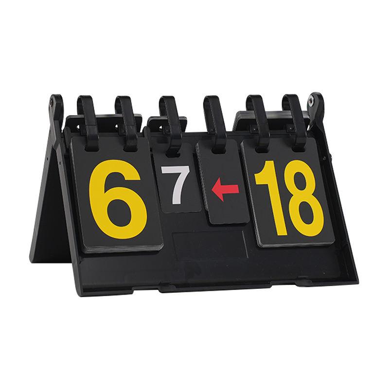 Multi-Sport Flip Scoreboard - Portable Score Keeper for Basketball Ping Pong & Billiard Games