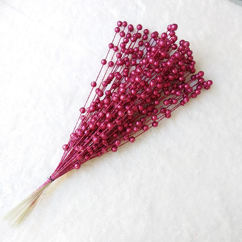 Simulated Gold Powder Wheat Ear Flower Family Home Atmosphere Venue Decoration Utensils High Imitation Green Plants