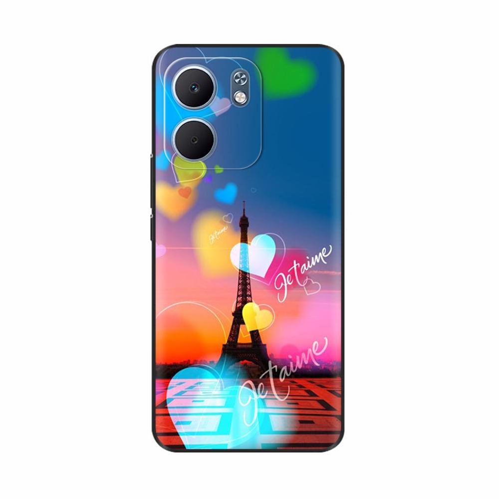For Oppo A5x Case Soft Silicone Phone Cases Black TPU Back Cover For Oppo A5X A5 x 4G 5G Case Cute Printed Bags Fundas Coque