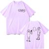 Rapper Rels B Skinny Flakko Print T-shirt Harajuku Hip Hop Pop Music T Shirts Men Women High Quality Fashion Oversized T-shirts